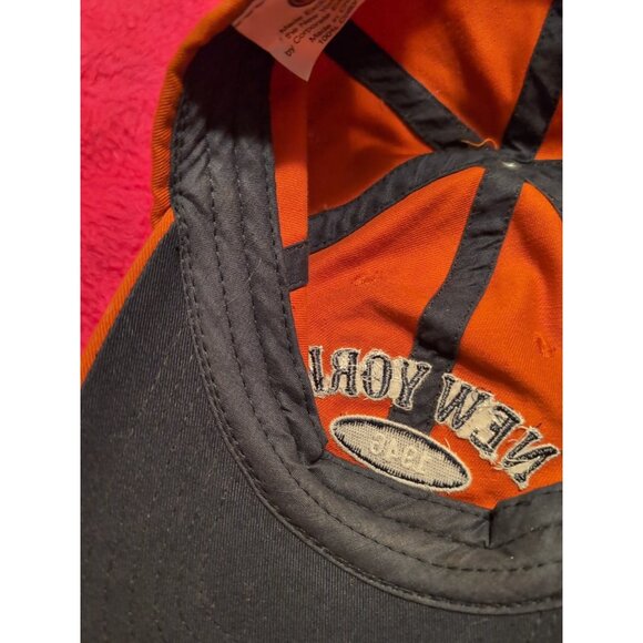 New York Knicks Orange Embroidered Strapback Hat Men's - Picture 7 of 8